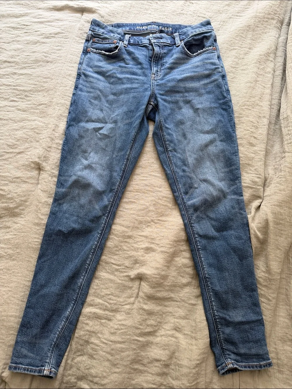 American Eagle Outfitters Medium Blue 90s Skinny Jeans - Picture 1 of 4